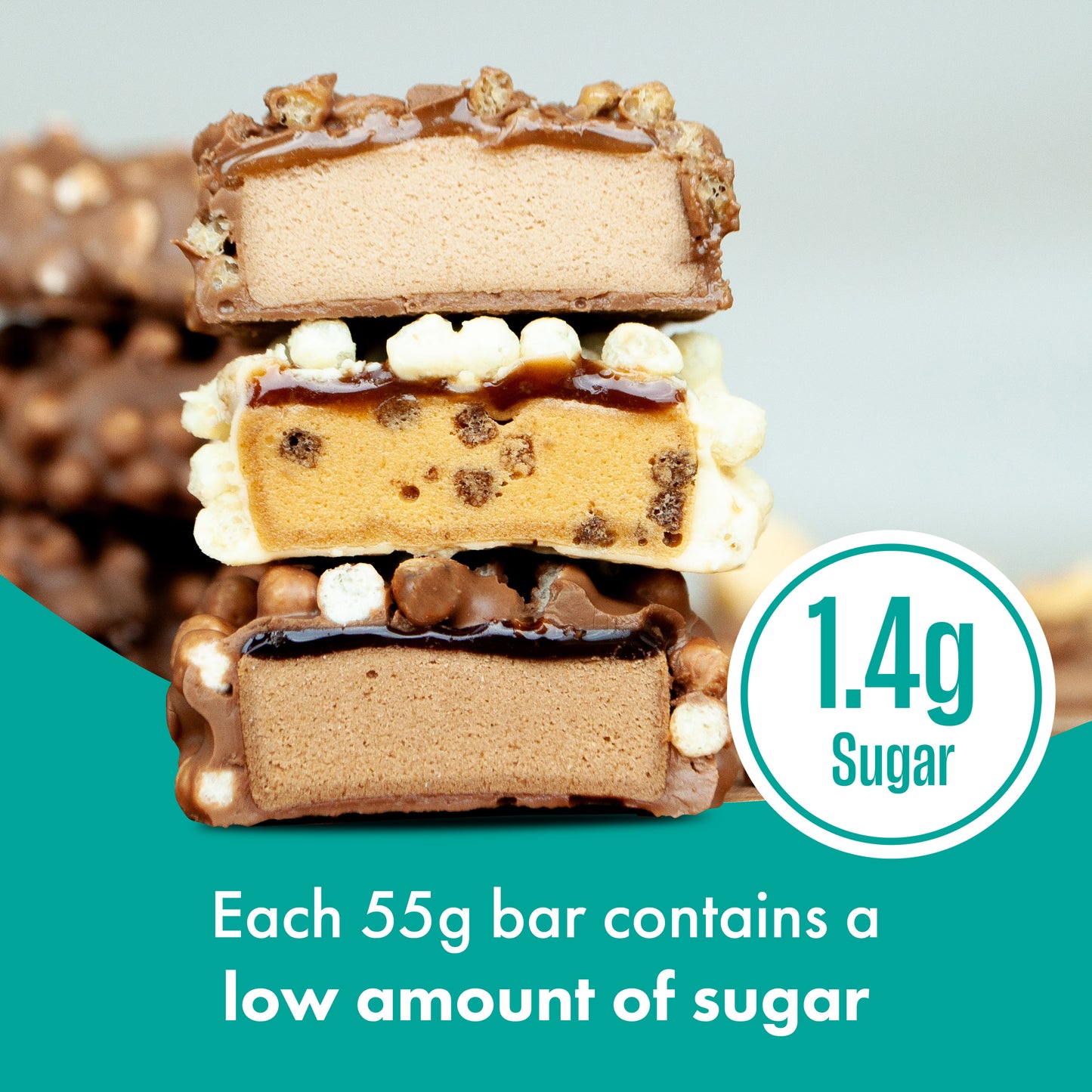 Chocolate Salted Caramel Protein Bar - 15x55g