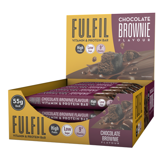 Chocolate Brownie Vitamin Protein Bar - 15x55g
