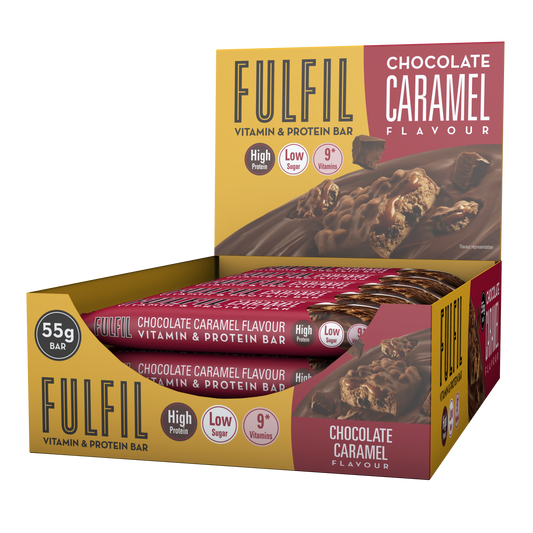 Chocolate Caramel Protein Bar  - 15x55g