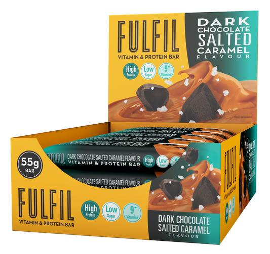Dark Chocolate Salted Caramel Protein Bar - 15x55g