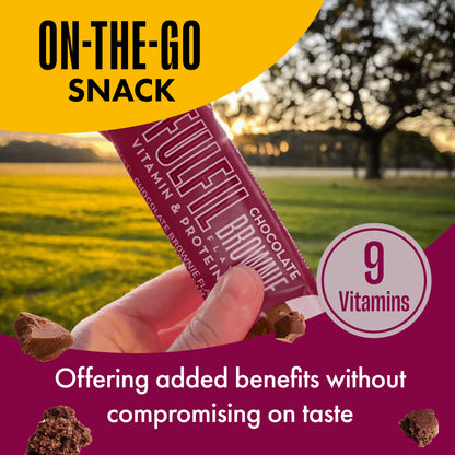 Chocolate Brownie Vitamin Protein Bar - 15x55g