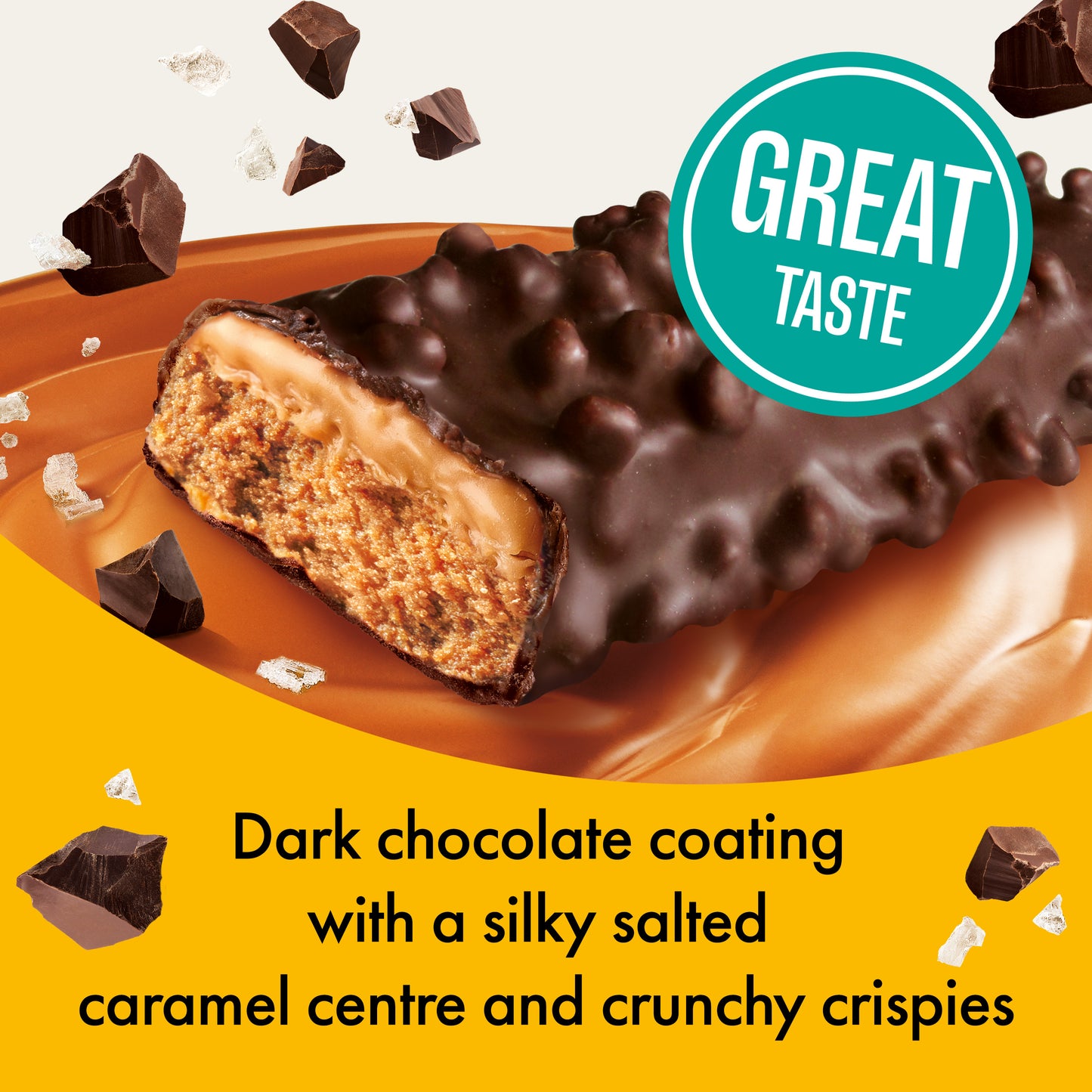 Dark Chocolate Salted Caramel Protein Bar - 15x55g